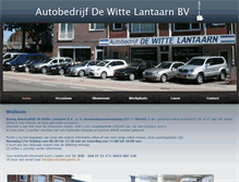 Tablet Screenshot of dewittelantaarnbv.nl